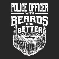 Police Officer With Beards Are Better Cops Funny Policeman T Shirt Men's T-shirt Pajama Set | Artistshot