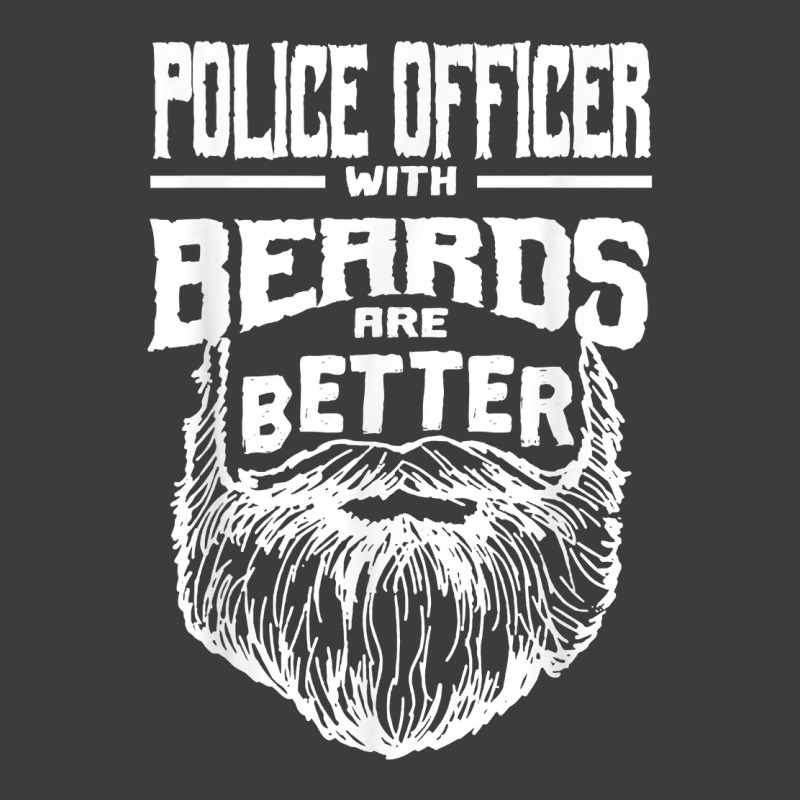 Police Officer With Beards Are Better Cops Funny Policeman T Shirt Men's Polo Shirt | Artistshot