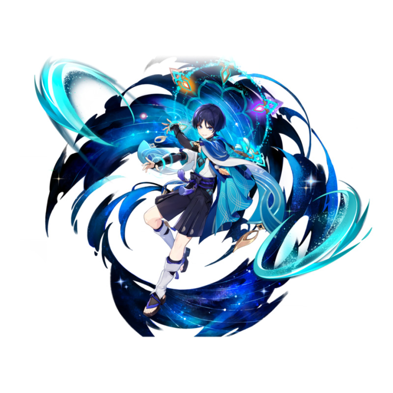 Custom Genshin Impact Scaramouche Wanderer Official Wish Splash Art