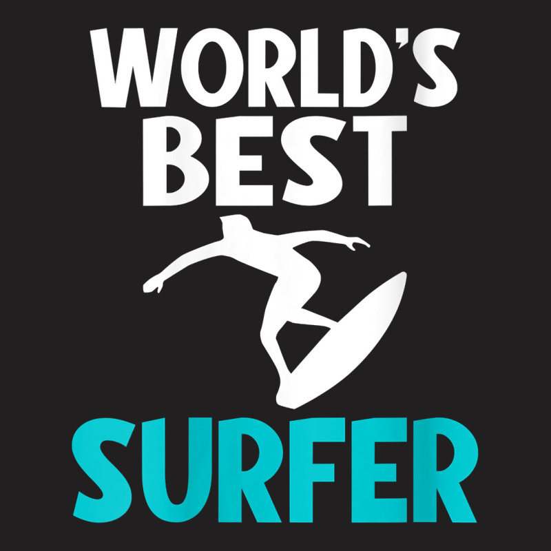 Womens Worlds Best Surfer Wake Surfer V Neck T Shirt T-shirt | Artistshot