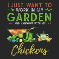 Chicken Chick I Just Want To Work In My Garden Gardening Chicken Garde Men's T-shirt Pajama Set | Artistshot