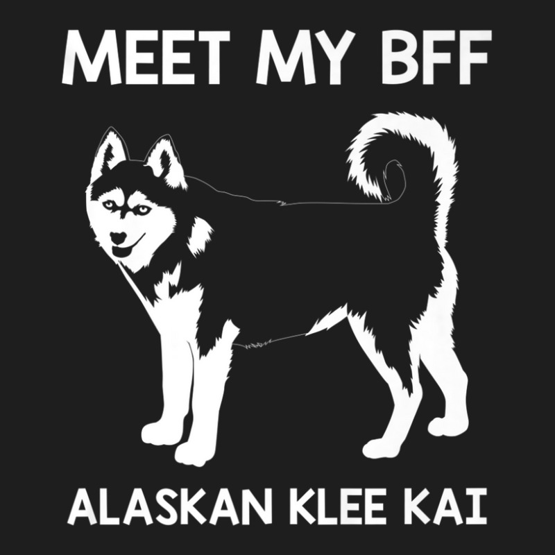 Funny Meet My Bff Alaskan Klee Kai Pet Dog Lover Classic T-shirt | Artistshot