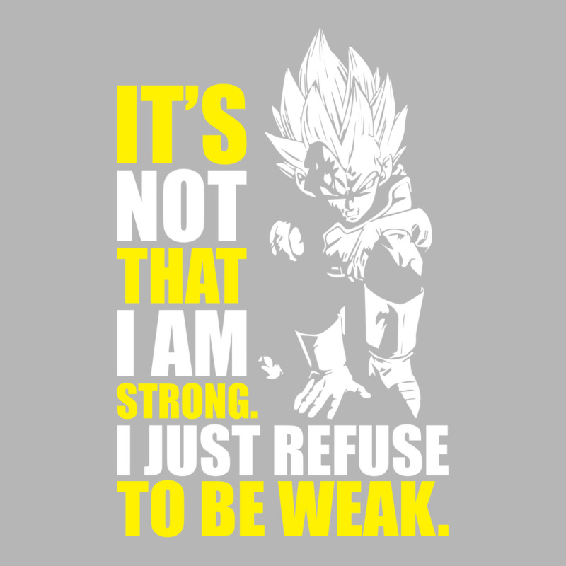 Refuse To Be Weak   Vegeta Motivational Hoodie & Jogger Set | Artistshot