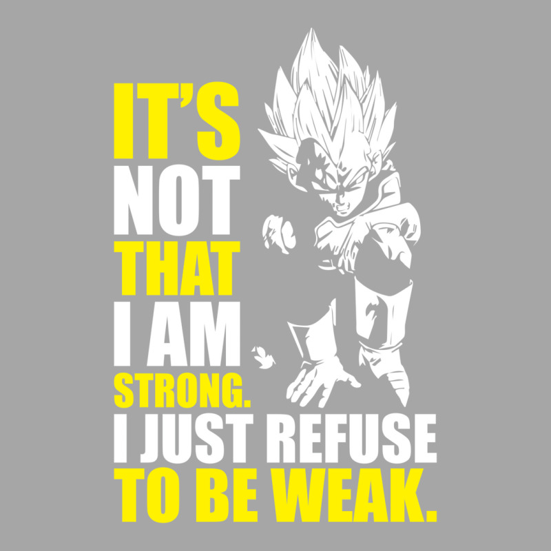 Refuse To Be Weak   Vegeta Motivational Men's Polo Shirt | Artistshot