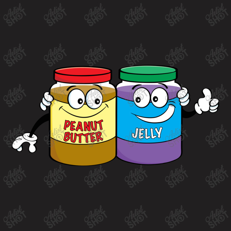 Peanut Butter And Jelly T-Shirt by famoustrick | Artistshot