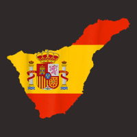 Spain Flag In Tenerife Outline   Tenerife T Shirt Racerback Tank | Artistshot