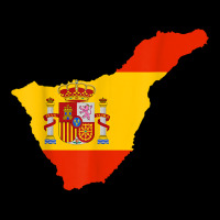 Spain Flag In Tenerife Outline   Tenerife T Shirt Cropped Sweater | Artistshot