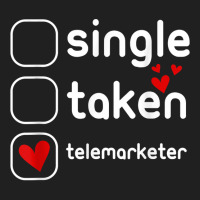 Single Taken Telemarketer Funny Cute Valentines Day T Shirt Ladies Polo Shirt | Artistshot