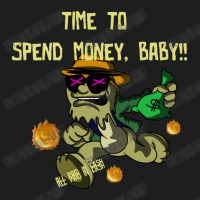 Vintage Design Illustration - Time To Spend Money Classic T-shirt | Artistshot