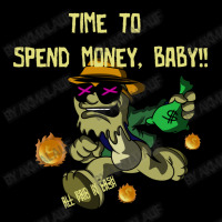 Vintage Design Illustration - Time To Spend Money Fleece Short | Artistshot