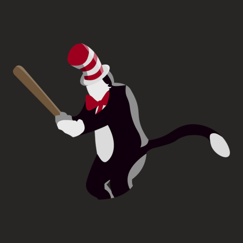 Minimalist Cat In The Hat Baseball Ladies Fitted T-Shirt by ChristopherScottoLavino | Artistshot