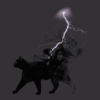 Black Cat Lightning And Metal Vintage Hoodie | Artistshot