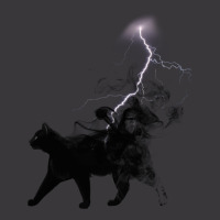 Black Cat Lightning And Metal Ladies Curvy T-shirt | Artistshot