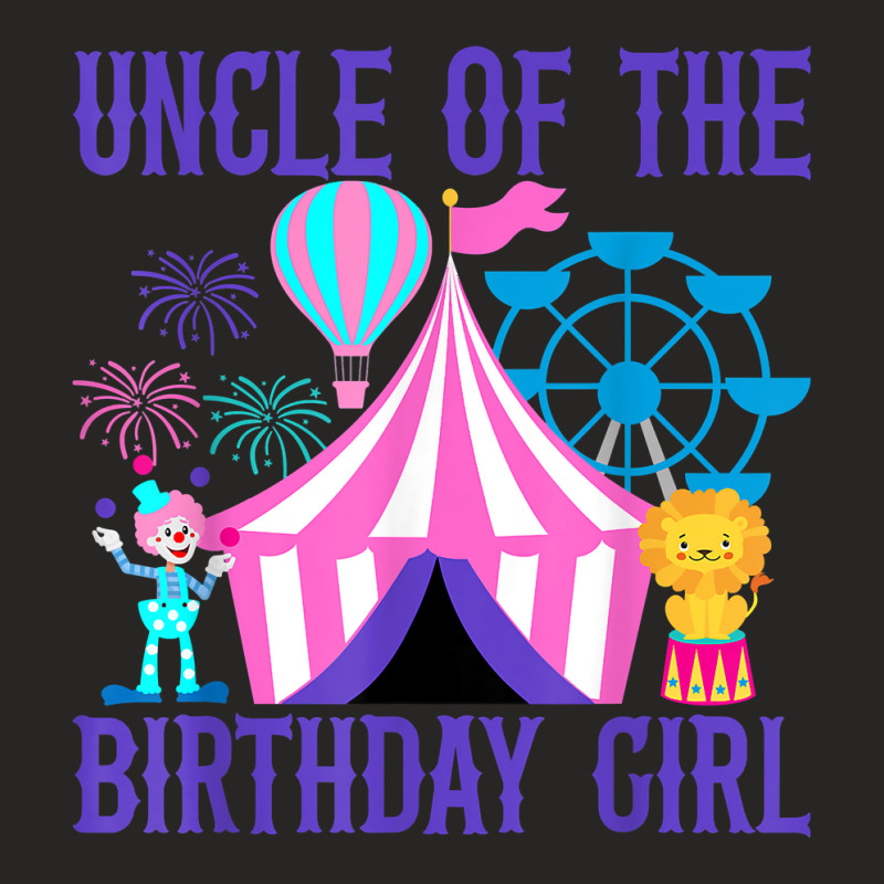 Uncle Of The Birthday For Girl Ringmaster Circus Carnival T Shirt Ladies Fitted T-Shirt by cordellwerw56r | Artistshot