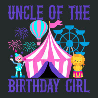 Uncle Of The Birthday For Girl Ringmaster Circus Carnival T Shirt Women's Triblend Scoop T-shirt | Artistshot