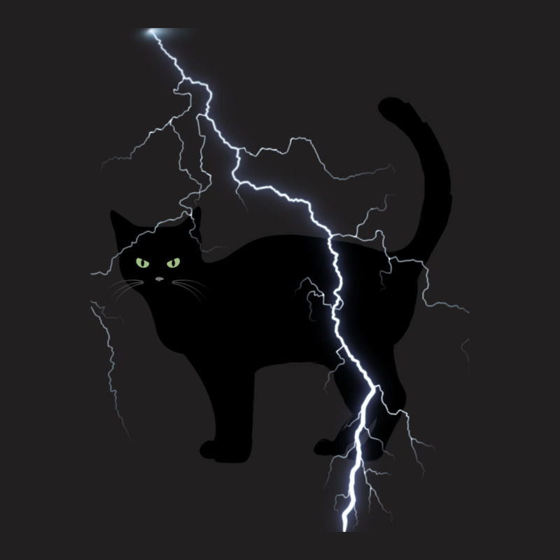 Cat Lightning T-shirt | Artistshot