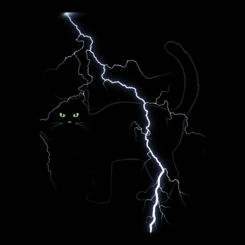 Cat Lightning Pocket T-shirt | Artistshot