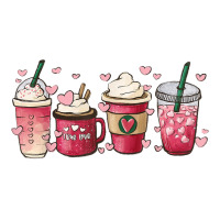 Valentine Coffee Iced Coffee Lover Heart Valentine's Day T Shirt Women's Pajamas Set | Artistshot