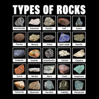 Types Of Rocks T Shirt For Geologists Geology Geologist T Shirt Cropped Hoodie | Artistshot