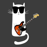 Funny Cat Wearing Sunglasses Playing Bass Guitar Men's Polo Shirt | Artistshot