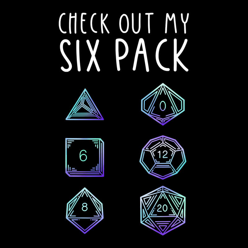 Funny Check Out My Six Pack Dice For Dragons D20 Rpg Gamer Pocket T-Shirt by JamesArtists | Artistshot