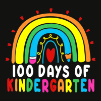 Trending 100 Days Of Kindergarten Rainbow 100th Day School Teacher Scorecard Crop Tee | Artistshot