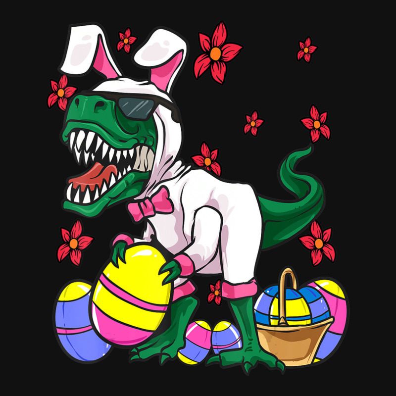 Hot Trend Easer Rex Dinosaur Kids Boys Bunny Baske Eggs Graphic T-shirt by Hugo Flowers | Artistshot