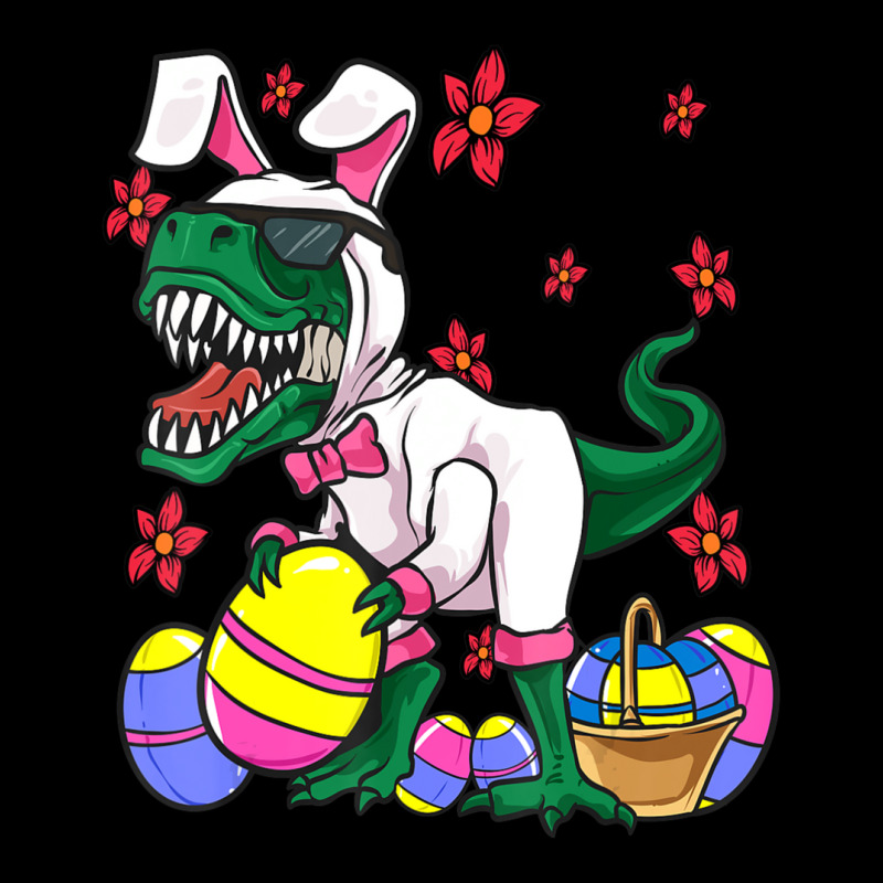 Hot Trend Easer Rex Dinosaur Kids Boys Bunny Baske Eggs Pocket T-Shirt by Hugo Flowers | Artistshot