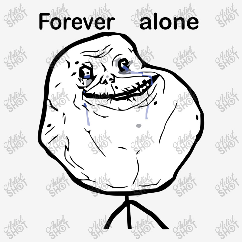 Troll Forever Alone Cool Vector Design Classic T-shirt | Artistshot