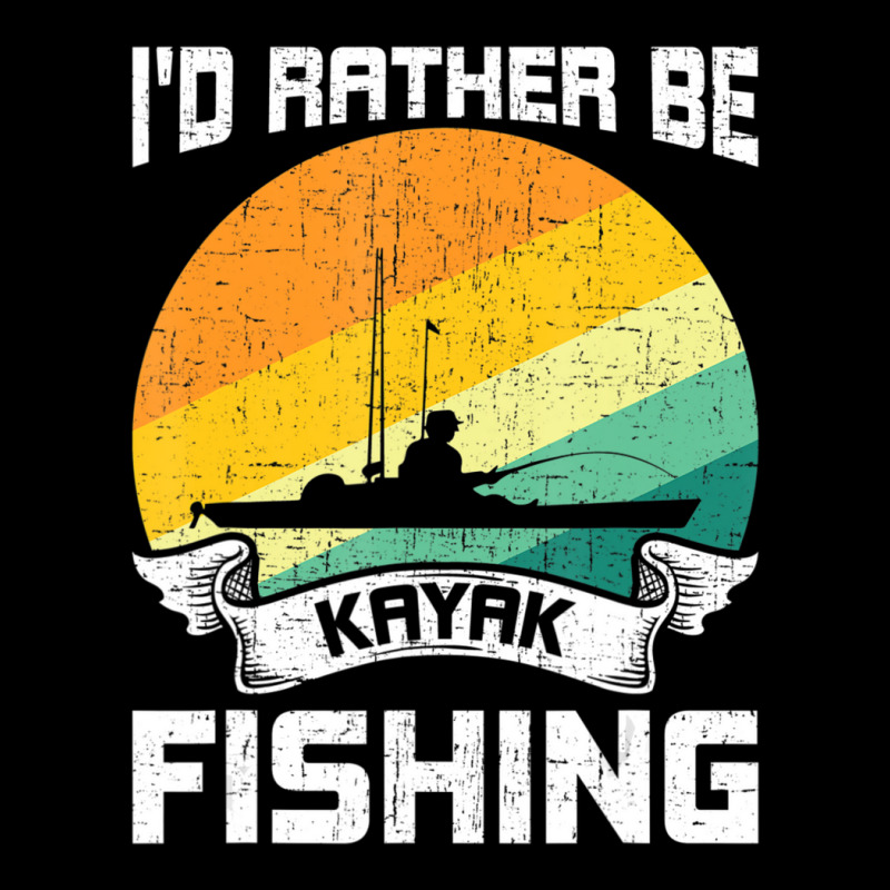 Trending I'd Rather Be Kayak Fishing Fly Fishing V-neck Tee | Artistshot