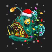 Anglerfish Xmas Lighting Reindeer Hat Anglerfish Christmas T Shirt Classic T-shirt | Artistshot