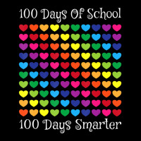 Limited Edition 100 Days Of School 100 Days Smarter Heart Love Boy Gir V-neck Tee | Artistshot