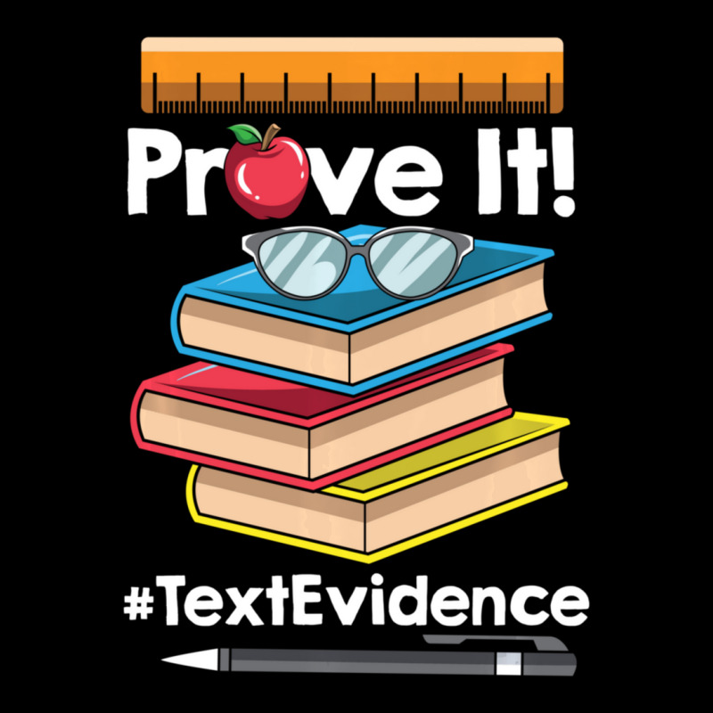 Limited Edition English Teacher Prove It Text Evidence Maternity Scoop Neck T-shirt by Hugo Flowers | Artistshot