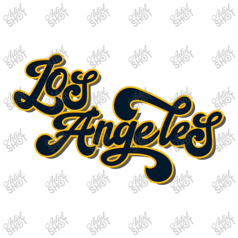 Los Angeles Vintage Swashes Sticker | Artistshot