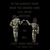 In The Darkest Hour When The Demons Come Call On Me Brother And We Wil Men's 3/4 Sleeve Pajama Set | Artistshot