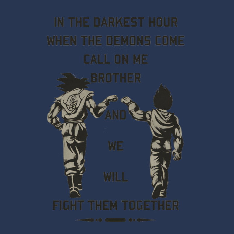 In The Darkest Hour When The Demons Come Call On Me Brother And We Wil Men Denim Jacket by varadiswilaha | Artistshot