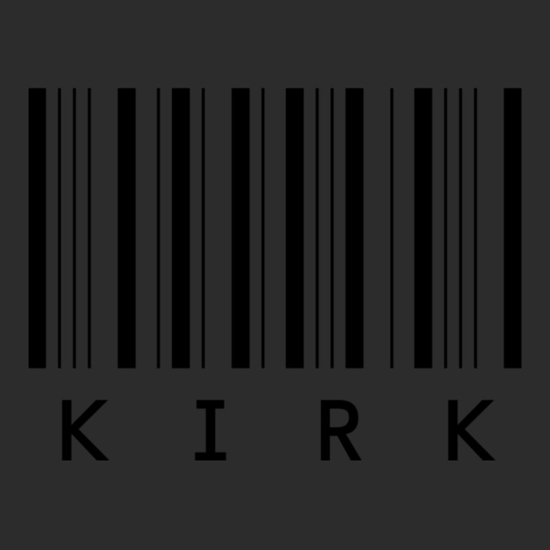 Kirk Barcode Black Text Exclusive T-shirt | Artistshot