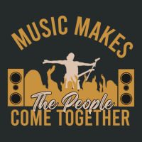 Music Makes People Come Together Vintage Women's Triblend Scoop T-shirt | Artistshot