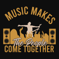 Music Makes People Come Together Vintage Crop Top | Artistshot