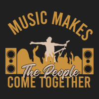 Music Makes People Come Together Vintage Ladies Polo Shirt | Artistshot