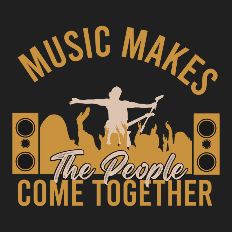 Music Makes People Come Together Vintage Ladies Polo Shirt by King.Chloe | Artistshot