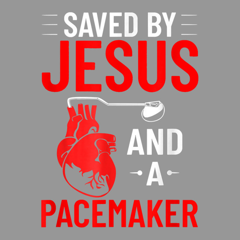 Saved By Jesus And A Pacemaker Heart Disease Awareness Funny T Shirt Women's V-neck T-shirt | Artistshot