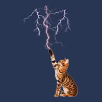 Cat Lightning. Cat Shooting Lightning. Ladies Denim Jacket | Artistshot