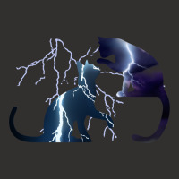 Cool Cat Lightning Thunder Design Gift For Dad And Mom Champion Hoodie | Artistshot