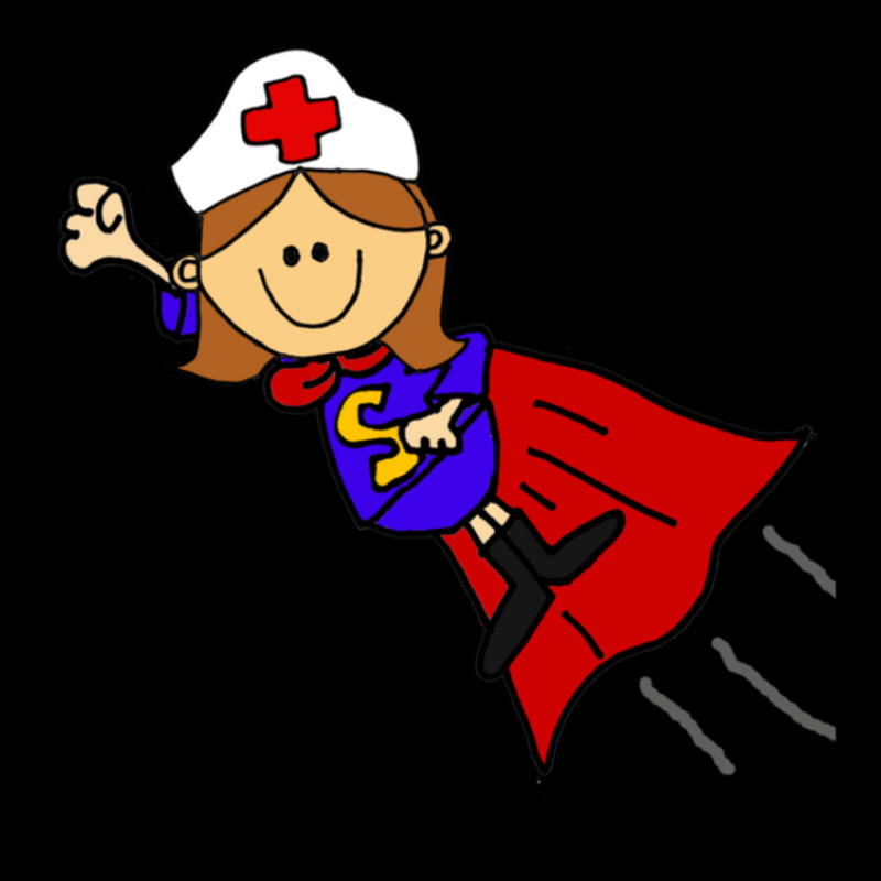 Funny Nurse Superhero With Red Cape V-neck Tee | Artistshot