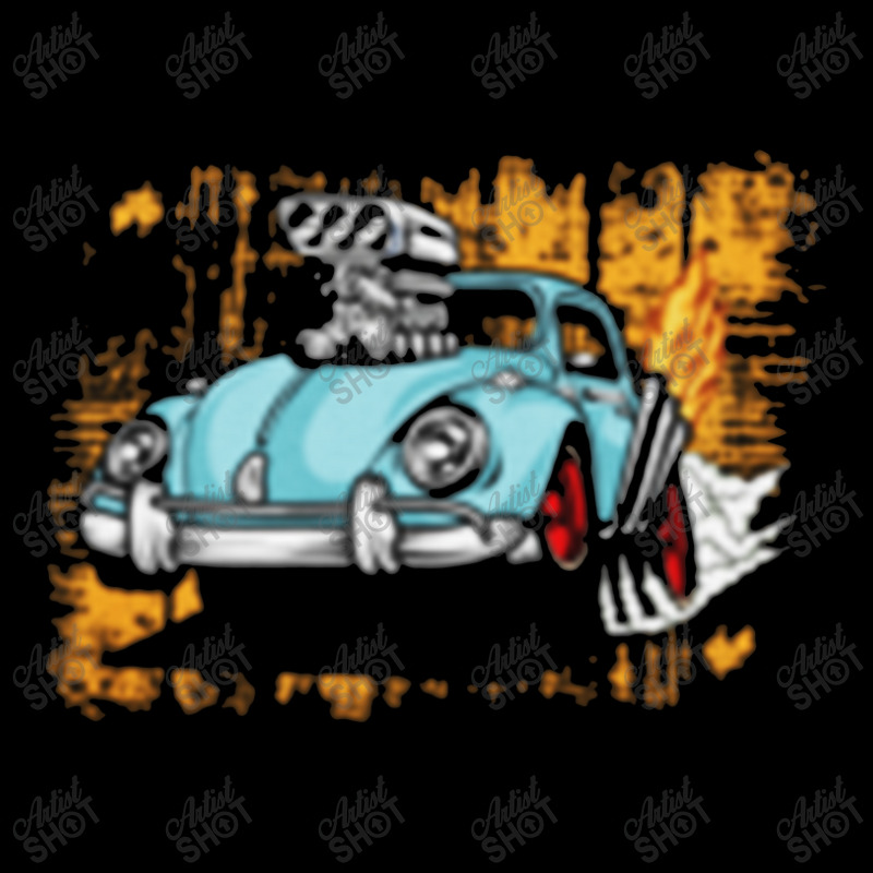 Vw Classic Drag Beetle Men's Long Sleeve Pajama Set | Artistshot