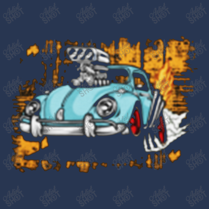 Vw Classic Drag Beetle Men Denim Jacket | Artistshot