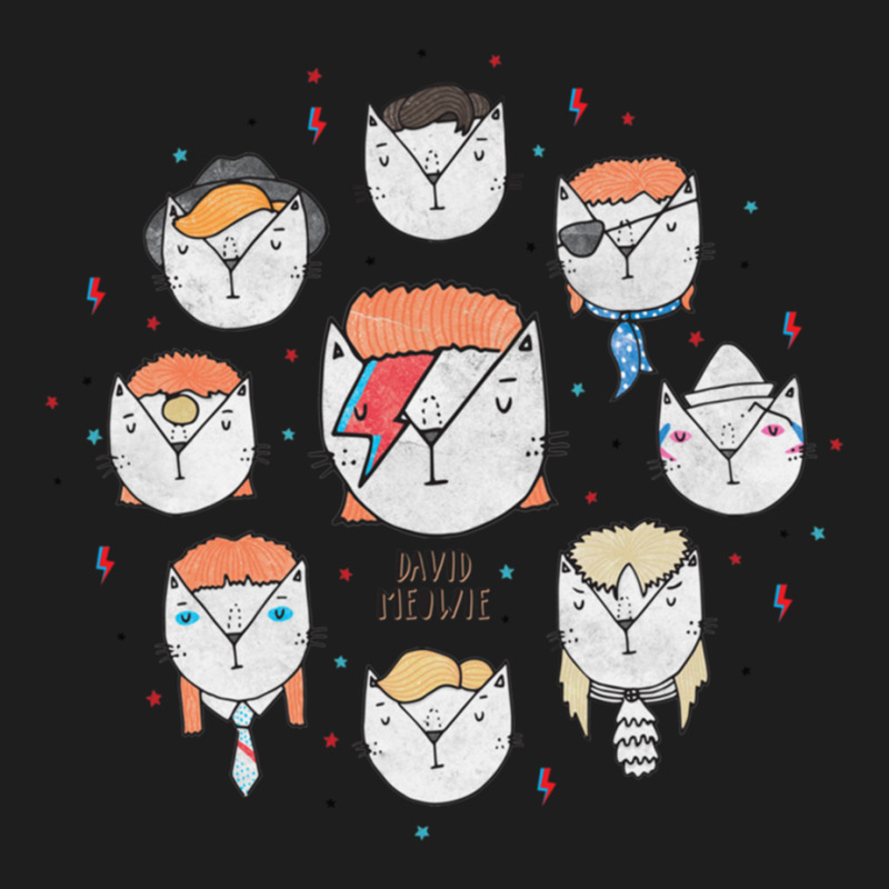 The 9 Lives Of David Meowie Classic T-shirt by CAMMIGRAHAM | Artistshot