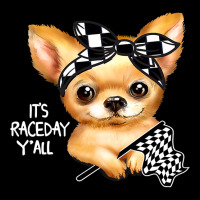 Chihuahua Dog Dirt Track Racing Checkered Race Flag Chihuahua Puppy 50 Adjustable Cap | Artistshot