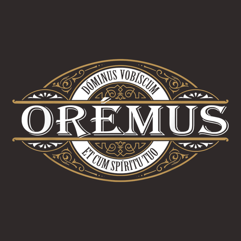 Traditional Latin Mass Oremus Dominus Vobiscum Catholic Racerback Tank by SamuelTABraun | Artistshot